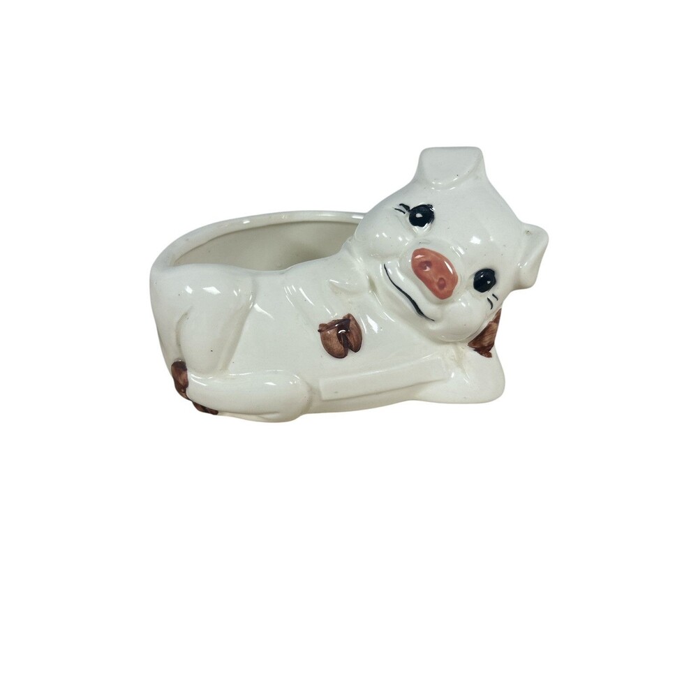 Retro Ceramic Pig Sponge Holder for Kitchen Sink Vintage Piggy Grannycore - Picture 15 of 15